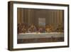 The Last Supper. (Copy after Leonardo Da Vinci)-Nicolas Poussin-Framed Giclee Print