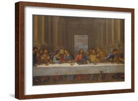 The Last Supper. (Copy after Leonardo Da Vinci)-Nicolas Poussin-Framed Giclee Print