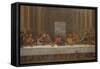 The Last Supper. (Copy after Leonardo Da Vinci)-Nicolas Poussin-Framed Stretched Canvas