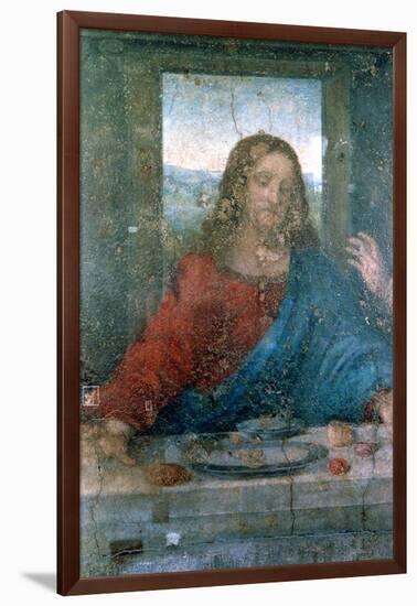 The Last Supper, Detail, 1495-1498-Leonardo da Vinci-Framed Giclee Print