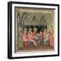 The Last Supper, Detail of Panel Three of the Silver Treasury of Santissima Annunziata, c. 1450-53-Fra Angelico-Framed Giclee Print