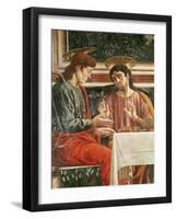 The Last Supper, Detail of Saint Matthew and Saint Philip, 1447-Andrea Del Castagno-Framed Giclee Print