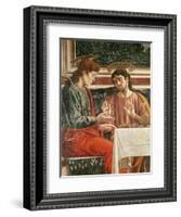 The Last Supper, Detail of Saint Matthew and Saint Philip, 1447-Andrea Del Castagno-Framed Giclee Print