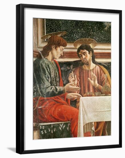 The Last Supper, Detail of Saint Matthew and Saint Philip, 1447-Andrea Del Castagno-Framed Giclee Print