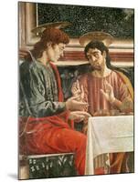 The Last Supper, Detail of Saint Matthew and Saint Philip, 1447-Andrea Del Castagno-Mounted Giclee Print