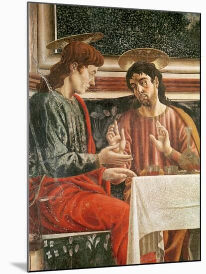 The Last Supper, Detail of Saint Matthew and Saint Philip, 1447-Andrea Del Castagno-Mounted Giclee Print