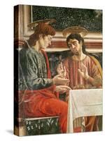 The Last Supper, Detail of Saint Matthew and Saint Philip, 1447-Andrea Del Castagno-Stretched Canvas