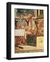 The Last Supper, Detail of St. James the Lesser and St. Simon, C.1447-Andrea Del Castagno-Framed Giclee Print