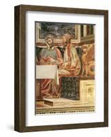 The Last Supper, Detail of St. James the Lesser and St. Simon, C.1447-Andrea Del Castagno-Framed Giclee Print