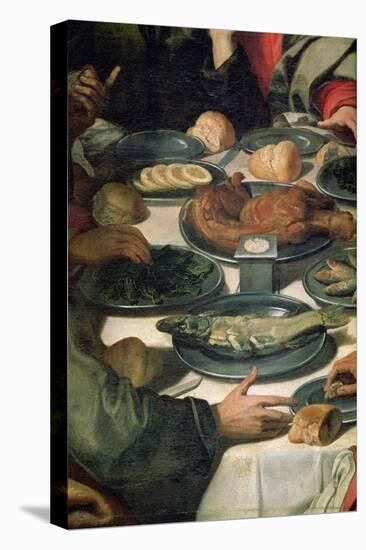 The Last Supper, Detail of the Food-Daniele Crespi-Stretched Canvas