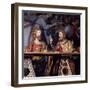 The Last Supper, Detail Showing Jesus Christ and Saint Thomas, 1532-null-Framed Giclee Print