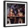 The Last Supper, Detail Showing Jesus Christ and Saint Thomas, 1532-null-Framed Giclee Print