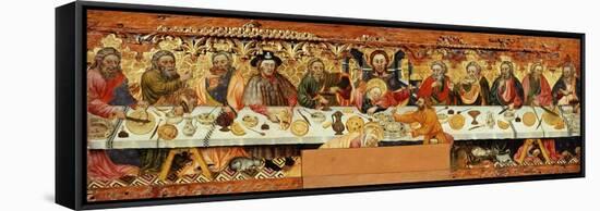 The Last Supper, from Santa Constança De Linya, Spain-Jaime Ferrer-Framed Stretched Canvas