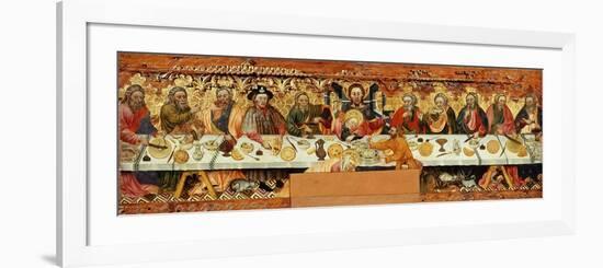 The Last Supper, from Santa Constança De Linya, Spain-Jaime Ferrer-Framed Premium Giclee Print