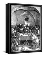 The Last Supper from the 'Great Passion' Series, C1510-Albrecht Durer-Framed Stretched Canvas