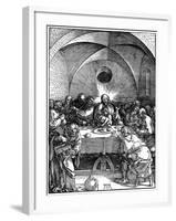 The Last Supper from the 'Great Passion' Series, C1510-Albrecht Durer-Framed Giclee Print