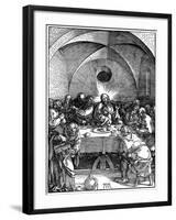 The Last Supper from the 'Great Passion' Series, C1510-Albrecht Durer-Framed Giclee Print