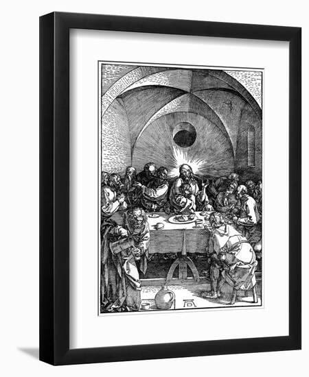 The Last Supper from the 'Great Passion' Series, C1510-Albrecht Durer-Framed Premium Giclee Print