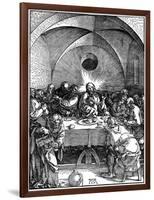 The Last Supper from the 'Great Passion' Series, C1510-Albrecht Durer-Framed Giclee Print
