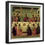 The Last Supper, from the Passion Altarpiece-Duccio di Buoninsegna-Framed Giclee Print