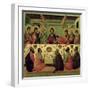 The Last Supper, from the Passion Altarpiece-Duccio di Buoninsegna-Framed Giclee Print