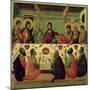The Last Supper, from the Passion Altarpiece-Duccio di Buoninsegna-Mounted Giclee Print