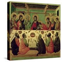 The Last Supper, from the Passion Altarpiece-Duccio di Buoninsegna-Stretched Canvas