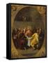 The Last Supper in a Painted Oval in a Surround Decorated with the Four Evangelists and God the…-Frans Francken the Younger-Framed Stretched Canvas