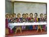 The Last Supper, Jesus, Codex of Predis (1476), Royal Library, Turin, Italy-Prisma-Mounted Photographic Print