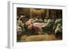 The Last Supper. Judas Dipping His Hand in the Dish-James Tissot-Framed Giclee Print