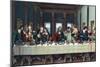 The Last Supper -New Testament-Leonardo Da Vinci-Mounted Giclee Print