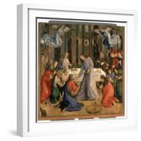 The Last Supper Or, the Communion of the Apostles, 1474-Joos van Gent-Framed Giclee Print