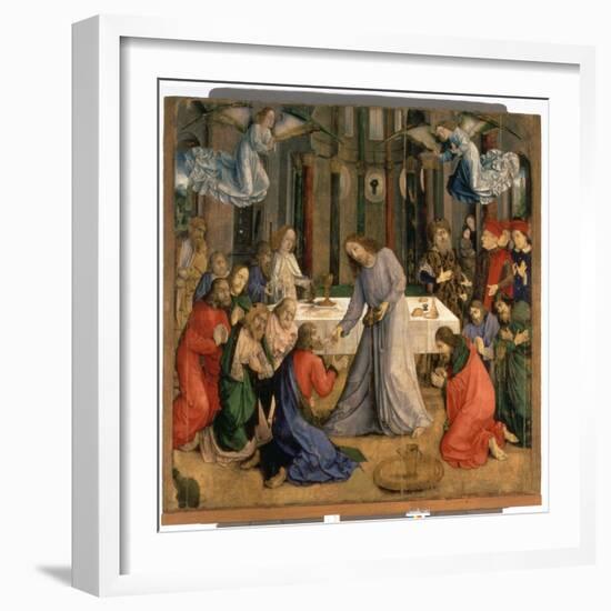 The Last Supper Or, the Communion of the Apostles, 1474-Joos van Gent-Framed Giclee Print