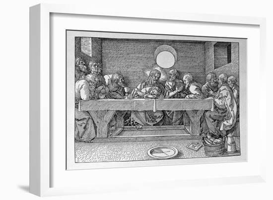 The Last Supper, Pub. 1523-Albrecht Dürer-Framed Giclee Print