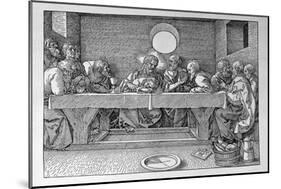 The Last Supper, Pub. 1523-Albrecht Dürer-Mounted Giclee Print