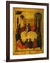 The Last Supper (Tempera and Gold Leaf on Panel)-Russian-Framed Giclee Print