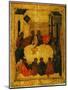 The Last Supper (Tempera and Gold Leaf on Panel)-Russian-Mounted Premium Giclee Print