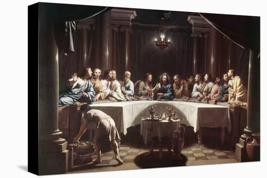 The Last Supper-Philippe De Champaigne-Stretched Canvas