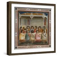 The Last Supper-Giotto di Bondone-Framed Giclee Print