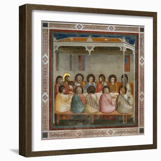 The Last Supper-Giotto di Bondone-Framed Giclee Print