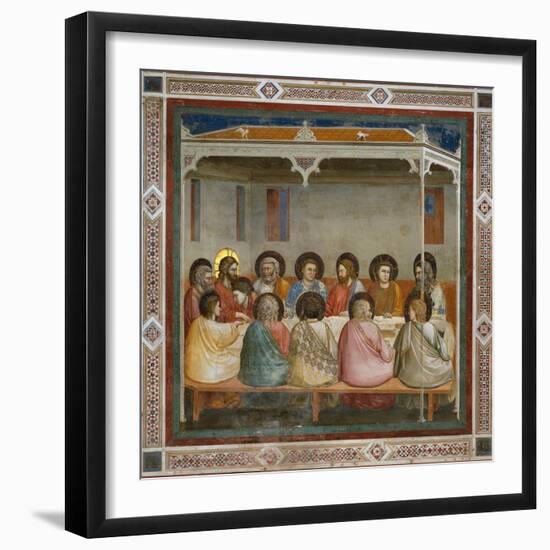 The Last Supper-Giotto di Bondone-Framed Giclee Print