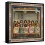 The Last Supper-Giotto di Bondone-Framed Stretched Canvas