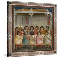 The Last Supper-Giotto di Bondone-Stretched Canvas