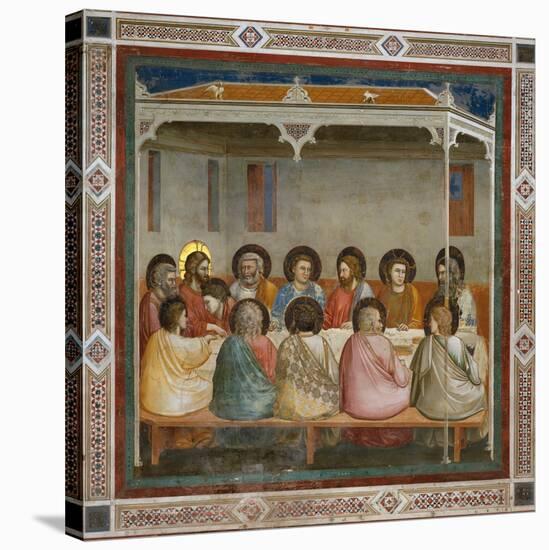 The Last Supper-Giotto di Bondone-Stretched Canvas