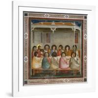 The Last Supper-Giotto di Bondone-Framed Giclee Print