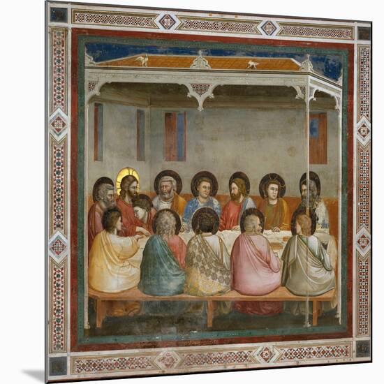 The Last Supper-Giotto di Bondone-Mounted Giclee Print