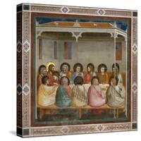 The Last Supper-Giotto di Bondone-Stretched Canvas