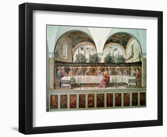 The Last Supper-Domenico Ghirlandaio-Framed Giclee Print