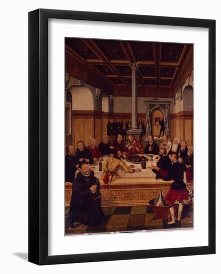 The Last Supper-Lucas Cranach the Elder-Framed Giclee Print