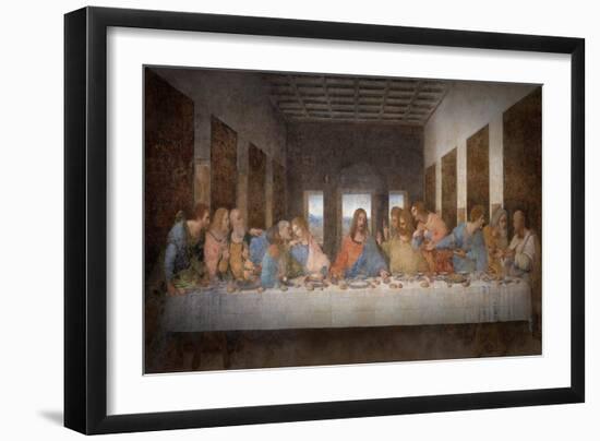 The Last Supper-Leonardo Da Vinci-Framed Art Print